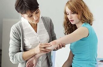 A psoriasis diagnosztizálása